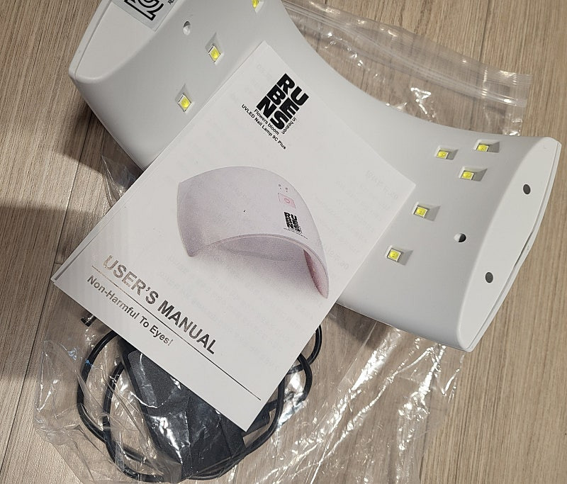 루벤스 UV LED 젤 네일 램프 /레진아트,셀프네일 겸용 이미지