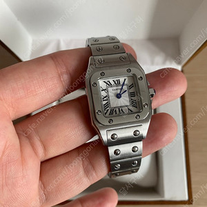 까르띠에스타일 여자 스틸체인시계