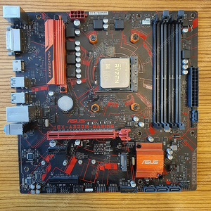 라이젠 3500 + asus ex-a320m 보드 세트