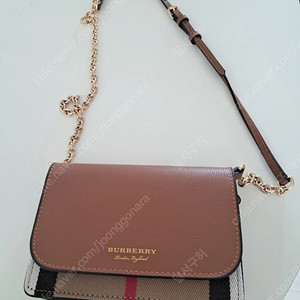 여자 버버리스타일 체크 크로스백