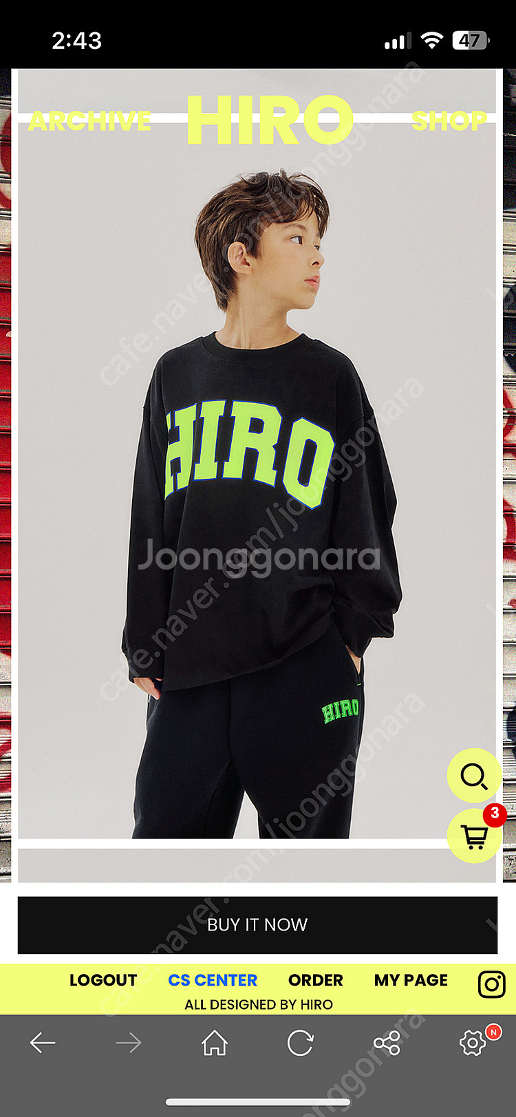 히로 캠퍼스베이직티셔츠--1