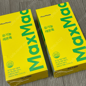 맥스메이드 유기농레몬톡 두박스