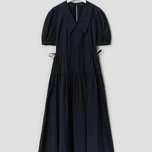비이커 Summer Clean Collar Dress - 네이비 / 0