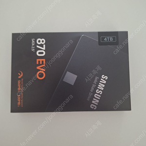 25년형 정품새것 삼성SSD 870EVO 4TB (미개봉새제품)(2.5인치 SATA3)(최저가)