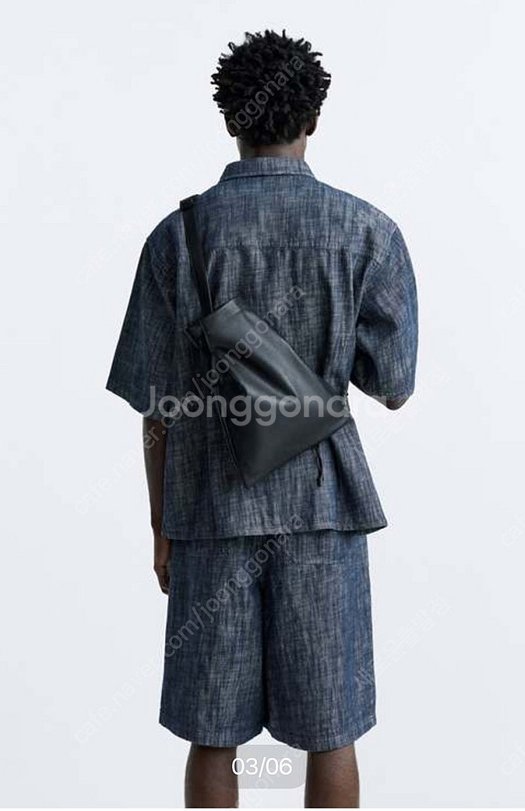 자라 크로스바디 버킷백 블랙 크로스백 자라가방--5