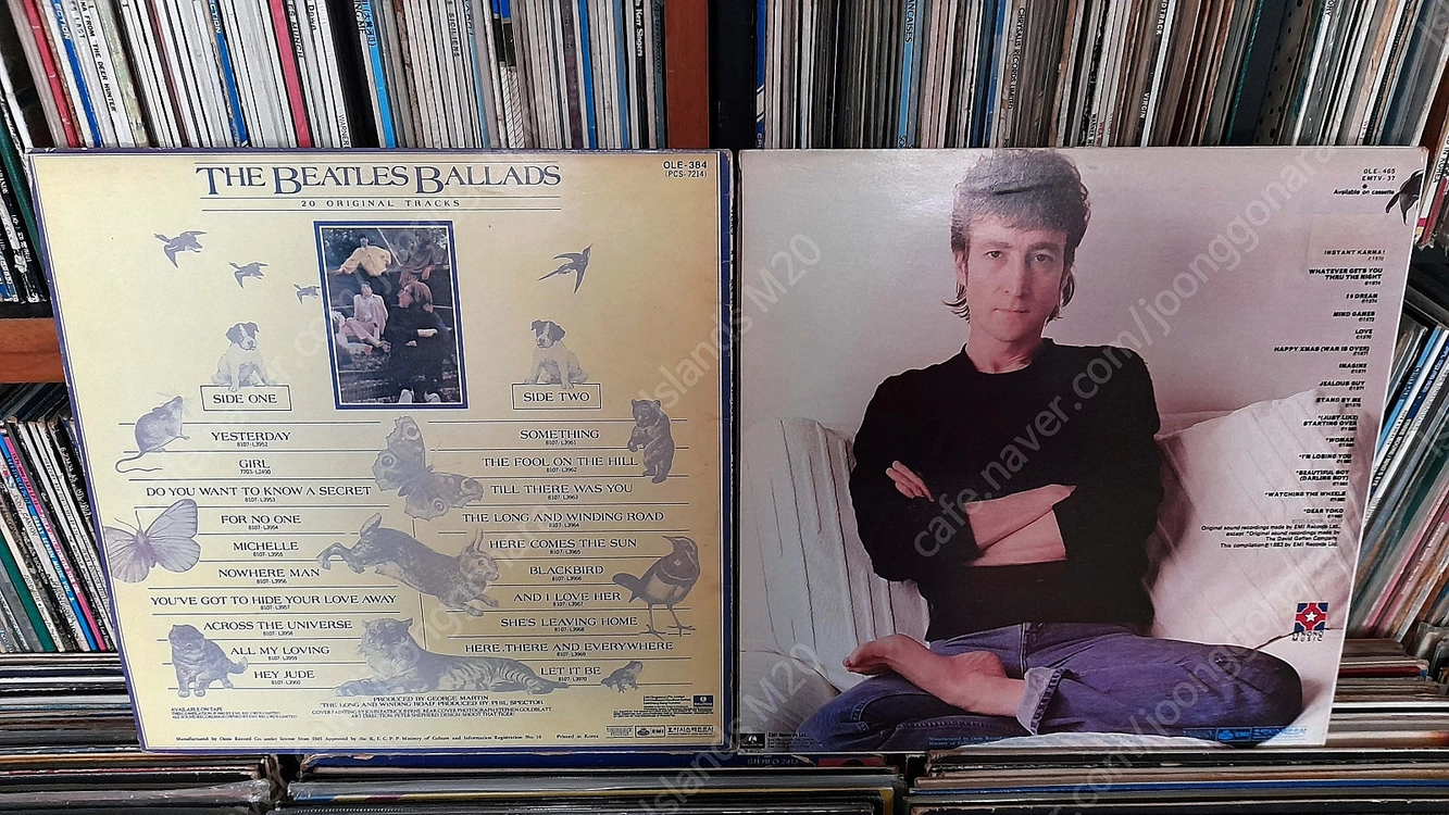 LP - 비틀즈 BEATLES 존 레논 JOHN LENNON 폴 앵카 Paul Anka 베스트 이미지