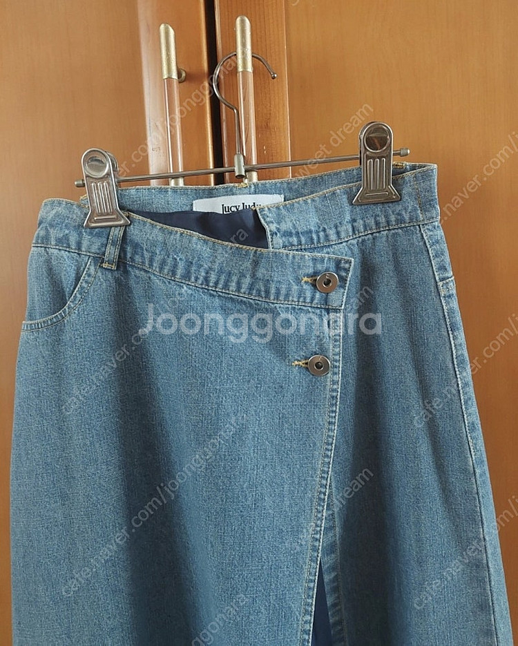 쥬시쥬디 데님롱스커트--2