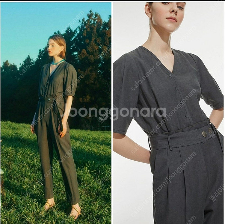 듀엘 점프수트 55사이즈--2