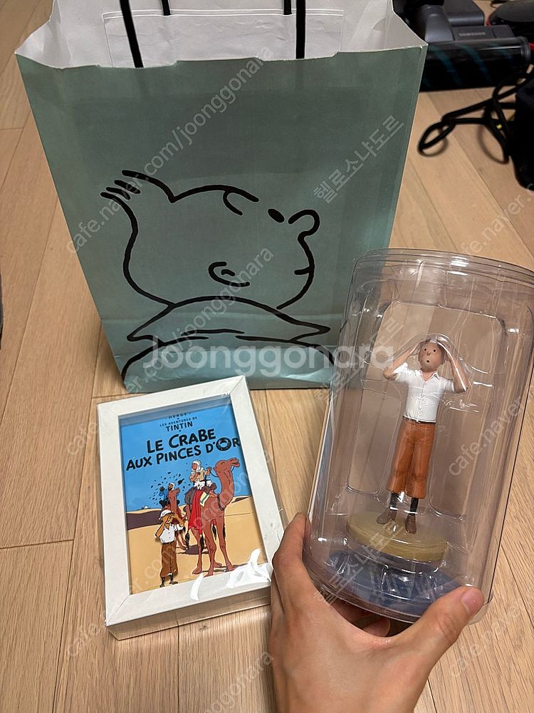 땡땡의 모험 TINTIN 피규어, 액자--0