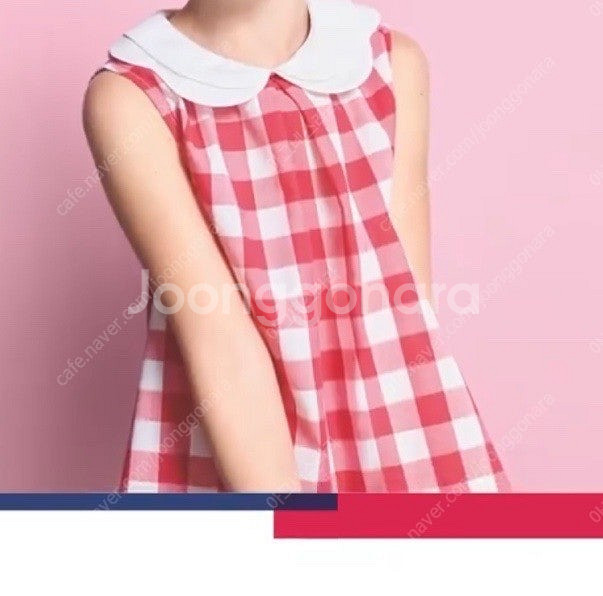 자카디 고방체크 블라우스 + 스캘럽 쇼츠 12A--0