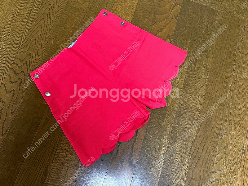 자카디 고방체크 블라우스 + 스캘럽 쇼츠 12A--4