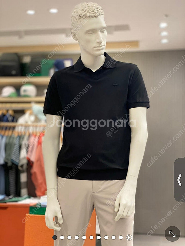 라코스테 25ss 남성 오픈카라티 새상품--0