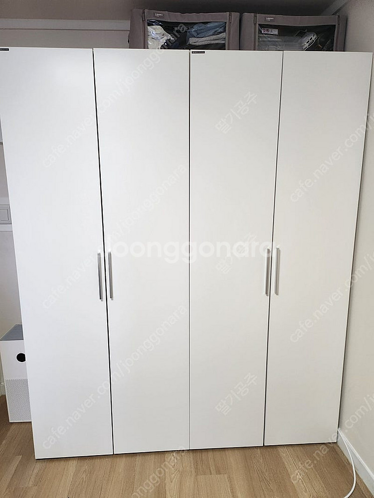 한샘 샘베딩 베이직 옷장 80cm 두개--0