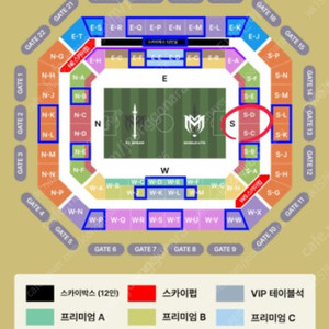 아이콘매치 Day2 W-C or W-D 2연석 구합니다.