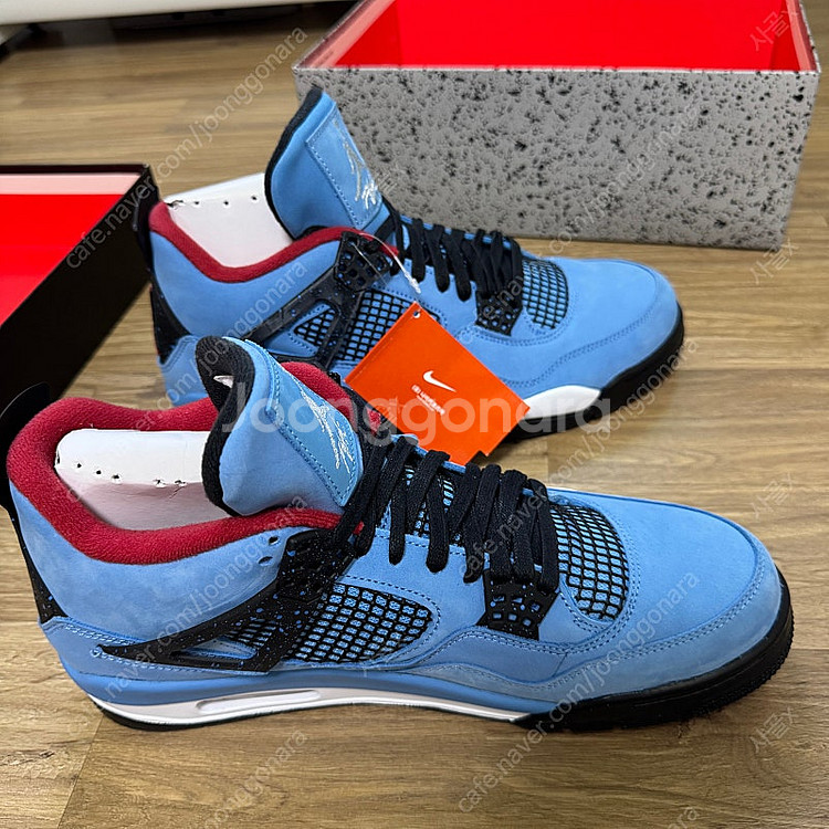 나이키 조던 4 x 트래비스 스캇 레트로 캑터스 잭 290(새상품)--4