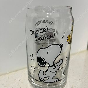 스누피 유리컵