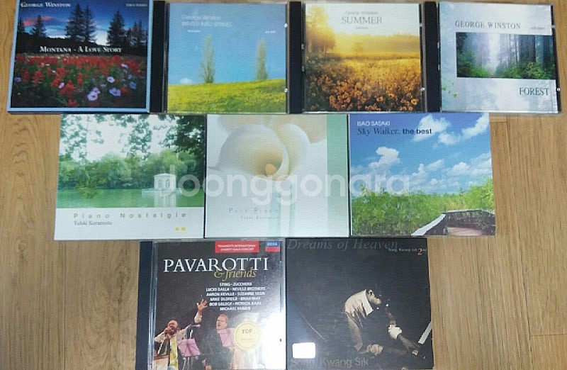 케니지,야니,파바로티, 조지 윈스턴, 유티구라모토,이사오사사키--1