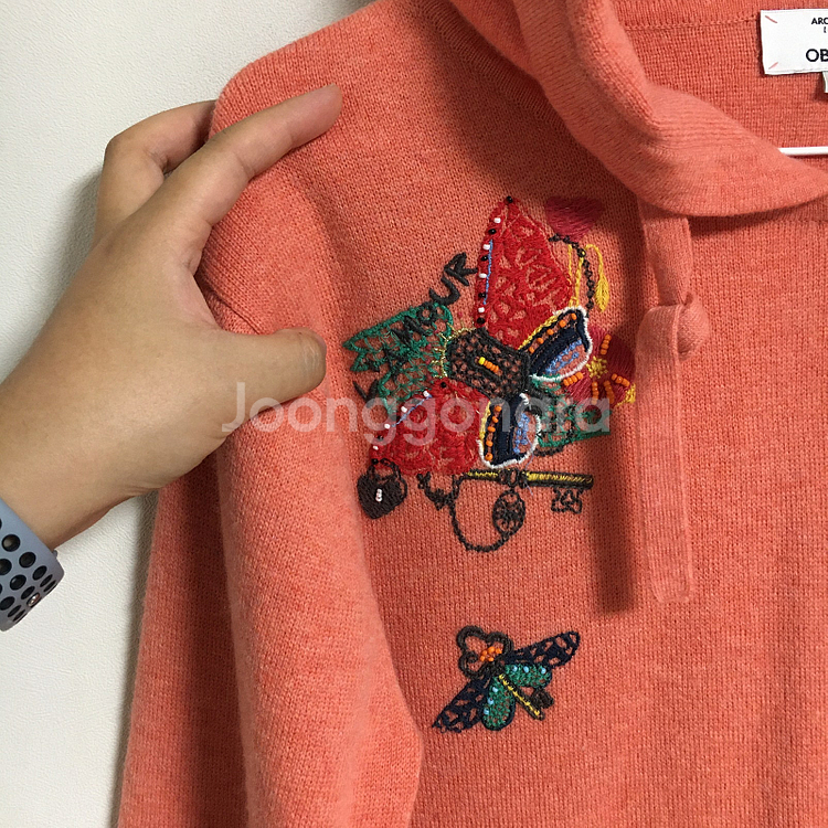 한섬 오브제 캐시미어 후드 니트 95 / 랑방 마인 오브제 타임 럭키슈에뜨 산드로 마쥬 오르 시에 시스템--1