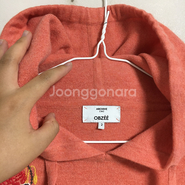 한섬 오브제 캐시미어 후드 니트 95 / 랑방 마인 오브제 타임 럭키슈에뜨 산드로 마쥬 오르 시에 시스템--2