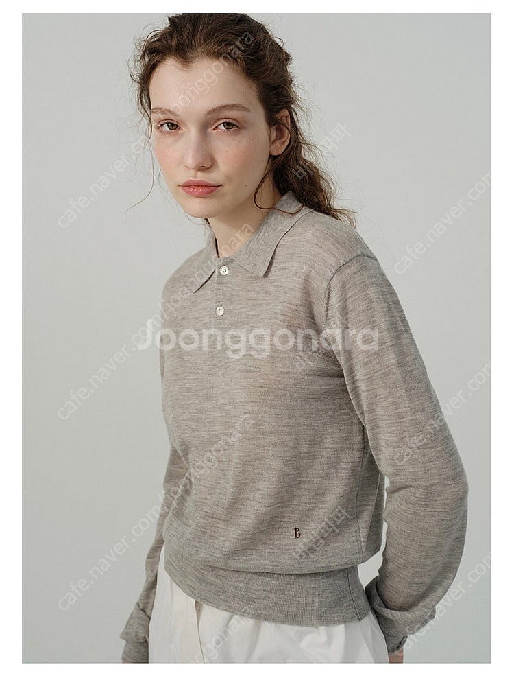 더바넷 wimblyn polo knit 캐시미어 윔블린 폴로 니트--1