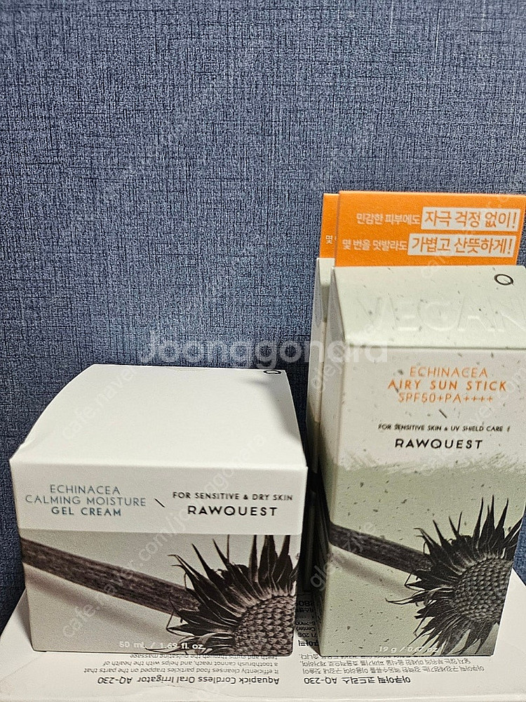 (새상품)로우퀘스트 에키네시아 선스틱,젤크림 선크림--0