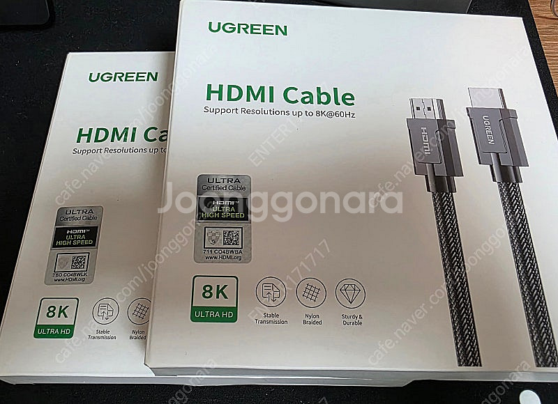 유그린 울트라 8K HDMI2.1 케이블 2M HD13...--1