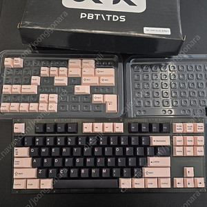 JKDK 키캡 핑크, 블랙 PBT