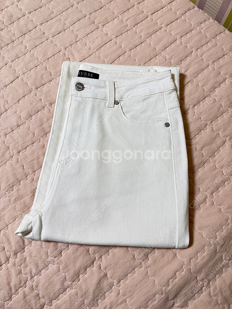 (새상품) GUESS 게스 청바지 와이드 청바지 데님 ...--0