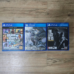 ps4 ps5 gta5, 몬스터헌터월드, 라스트오브어스