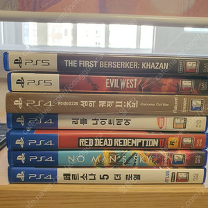 Ps4, ps5 게임 판매 합니다.