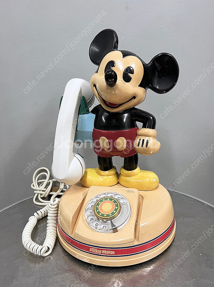 KONDA MICKEY 옛날 미키 다이얼 전화기 앤틱전...--1