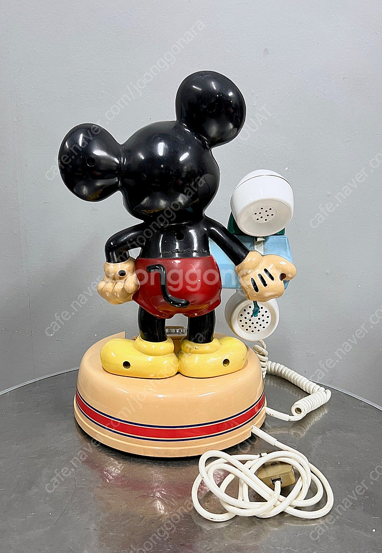 KONDA MICKEY 옛날 미키 다이얼 전화기 앤틱전...--6