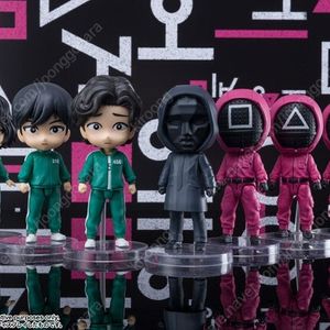 오징어게임 7종 일괄 성기훈, 조상우, 송새벽, 마스크 매니저, 솔저, 워커, 프론트맨 반다이 피겨 아츠 미니 Figuarts mini (미개봉)