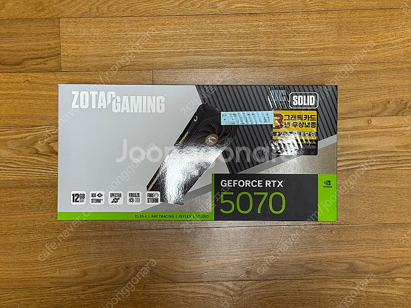 ZOTAC GAMING 지포스 RTX 5070 SOLI...--0