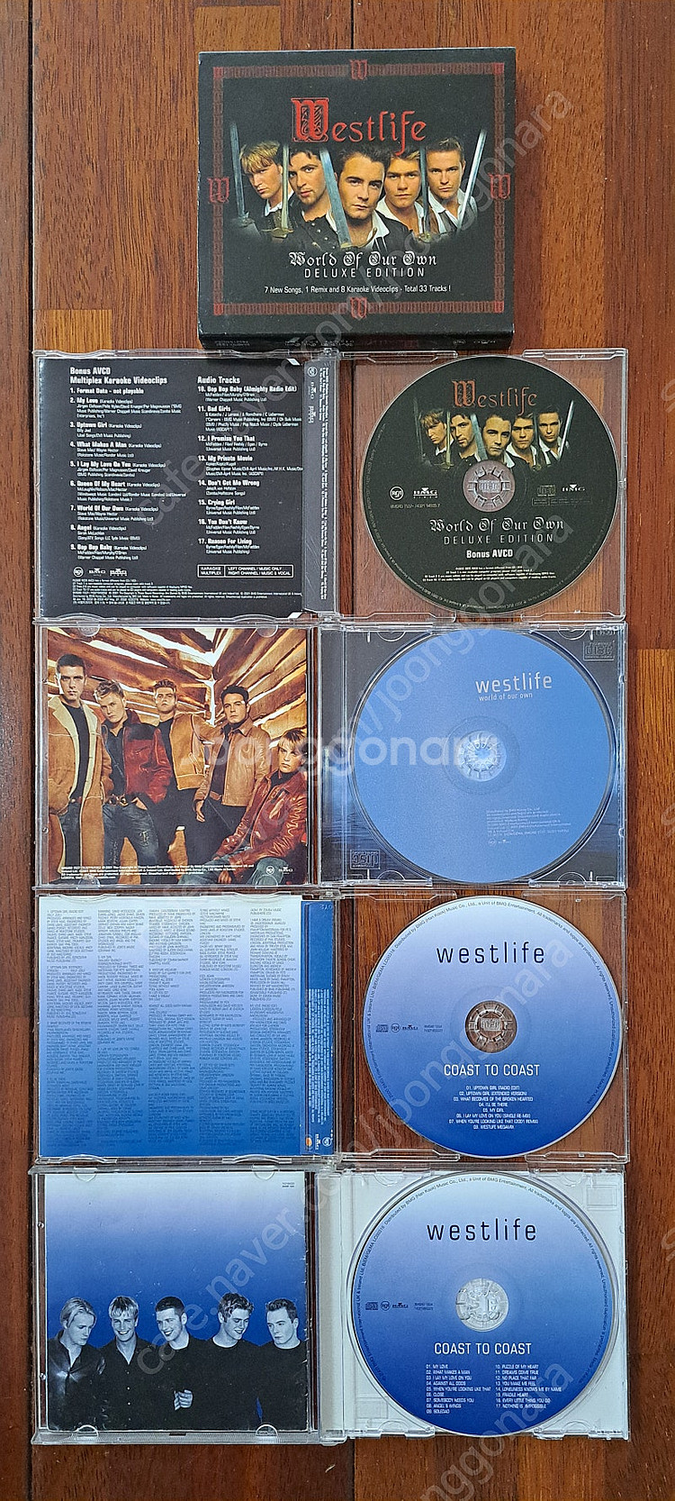 웨스트 라이프 CD4장 일괄판매--1