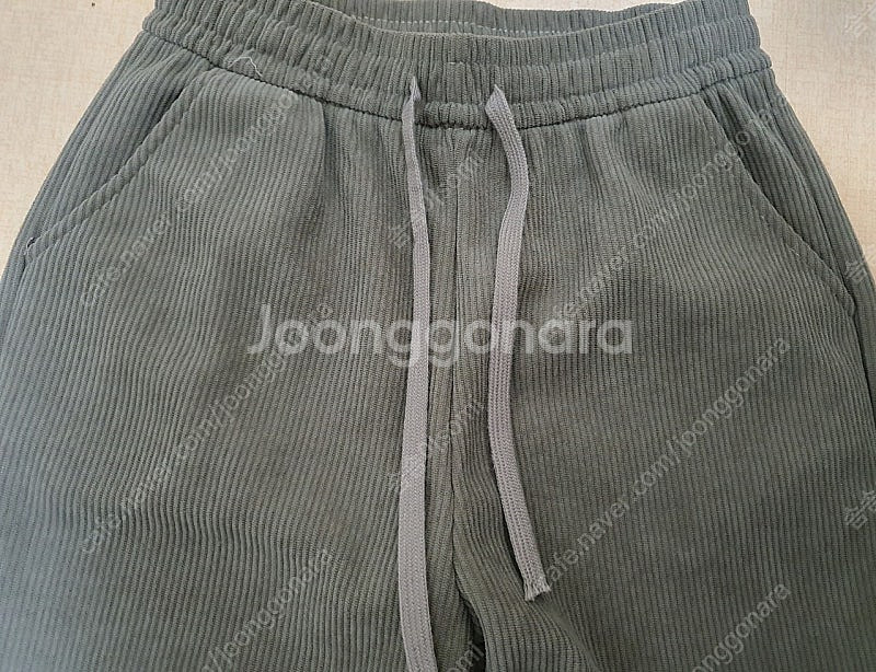 여성 코듀로이 기모 밴딩 팬츠 (와이드, 조거)--2