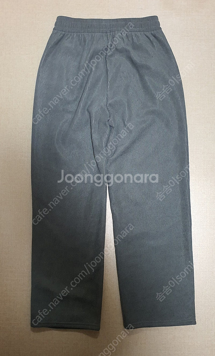 여성 코듀로이 기모 밴딩 팬츠 (와이드, 조거)--3