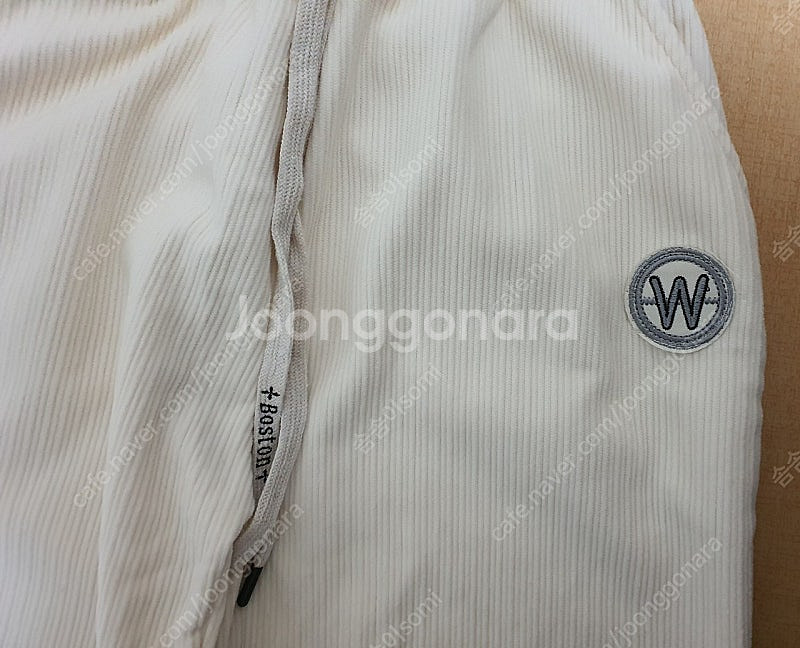 여성 코듀로이 기모 밴딩 팬츠 (와이드, 조거)--6