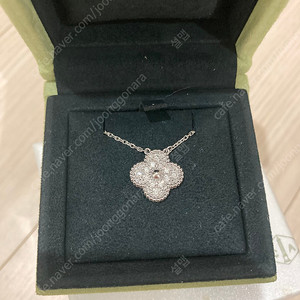 반클리프아펠 빈티지 알함브라 다이아 목걸이 화골