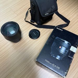 85.4 소니fe 85mm f1.4 gm렌즈 판매합니다