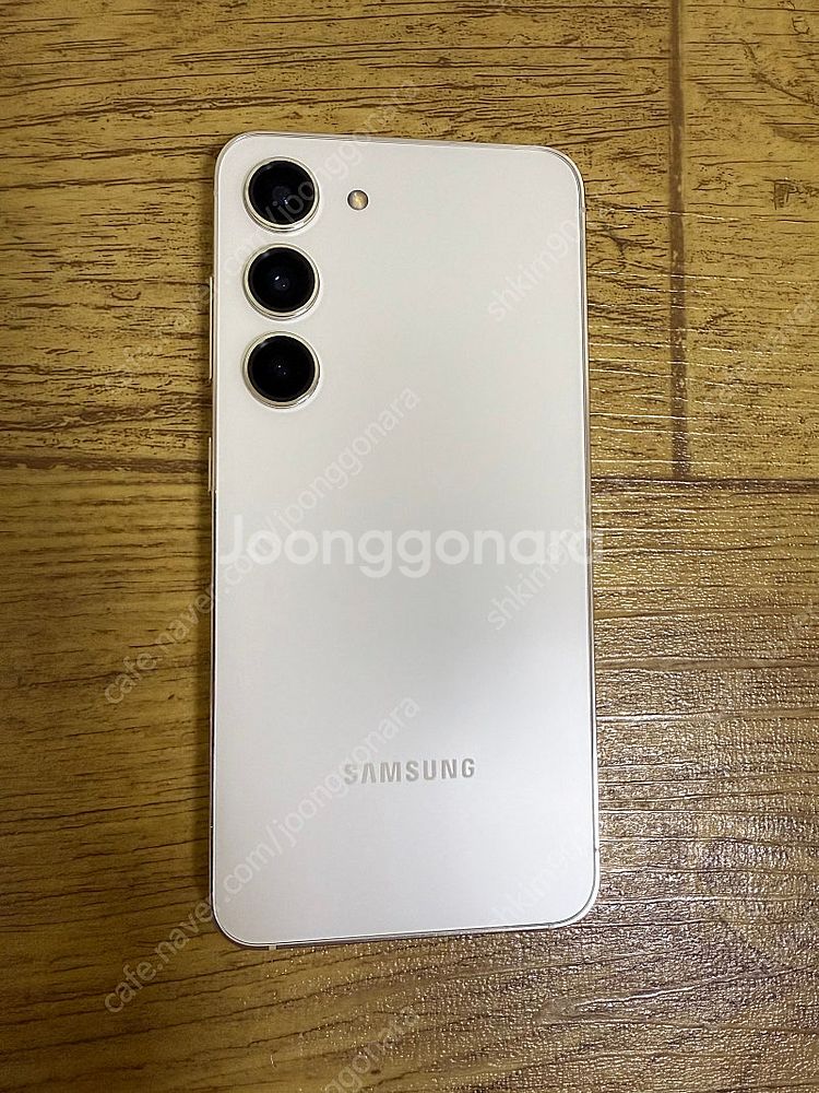 (올갈이새상품)갤럭시s23 256GB 크림 자급제--0
