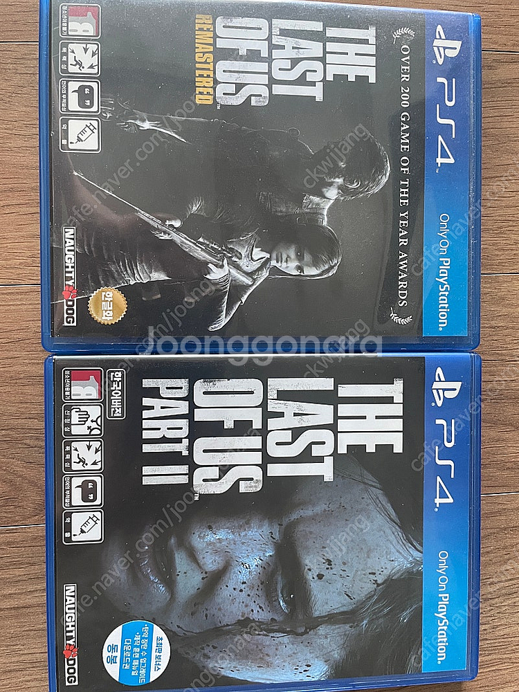 ps4 라스트오브어스 1, 2 일괄 팝니다.--0