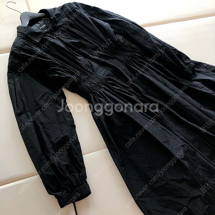 바스락 셔링 밴딩 퍼프 벌룬 햅번 원피스 트렌치자켓 야상점퍼 타임마인랑방--6