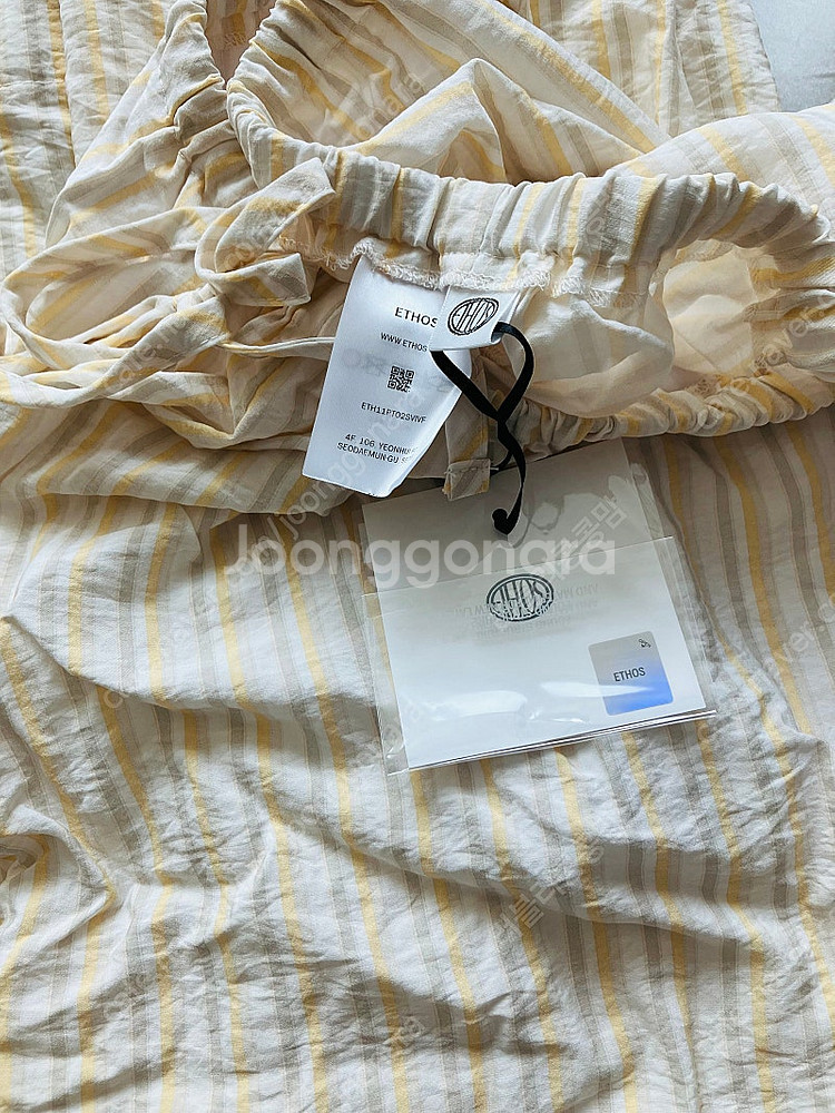 에토스 셔츠/옐로우스트라이프 SS25 //최종--4