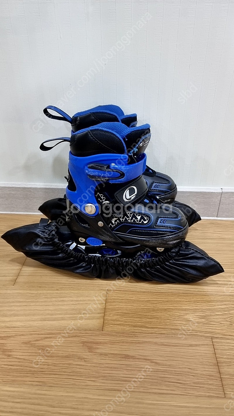 랜드웨이 어린이 인라인S 세트 팝니다.(헬멧,보호대)(택포50,000원)--4