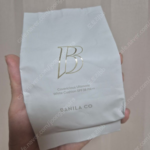 바닐라코 커버리셔스 얼티밋 화이트 쿠션 샘플 21아이보리 색상