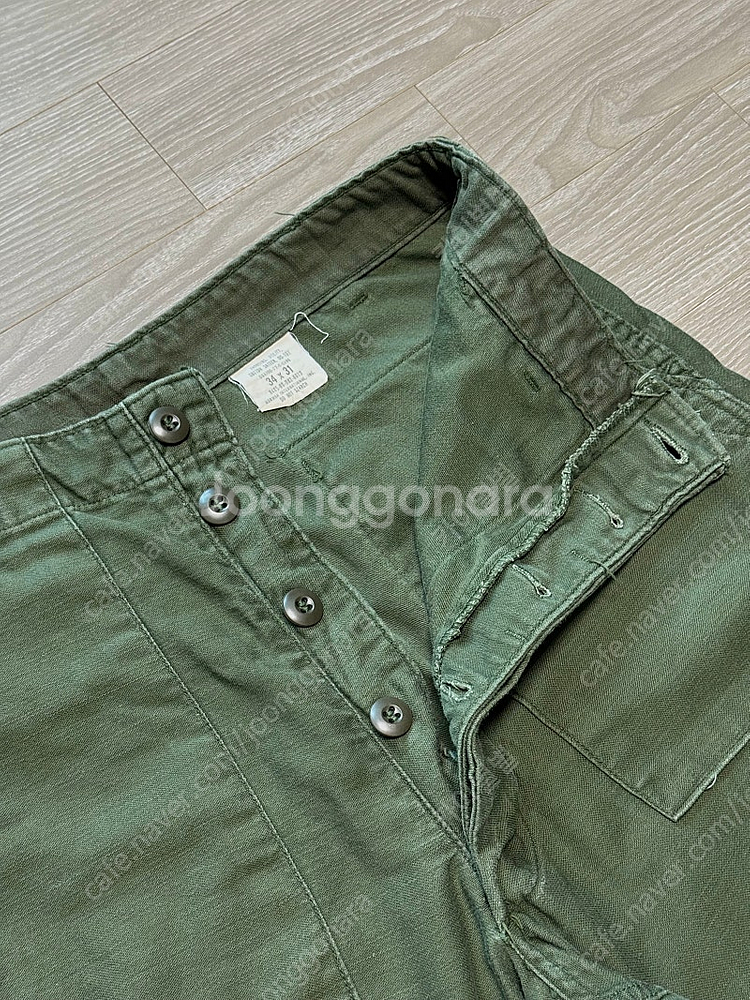 미군 오리지널 퍼티그 팬츠 og-107 og107--2