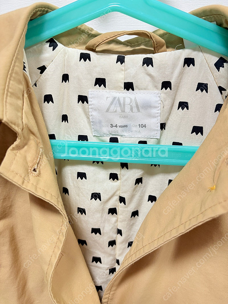 자라 베이비 여아 트렌치 (3-4세)--2