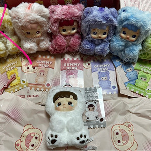팝마트정품)하치푸푸 젤리곰 키링 팝니다(새상품)