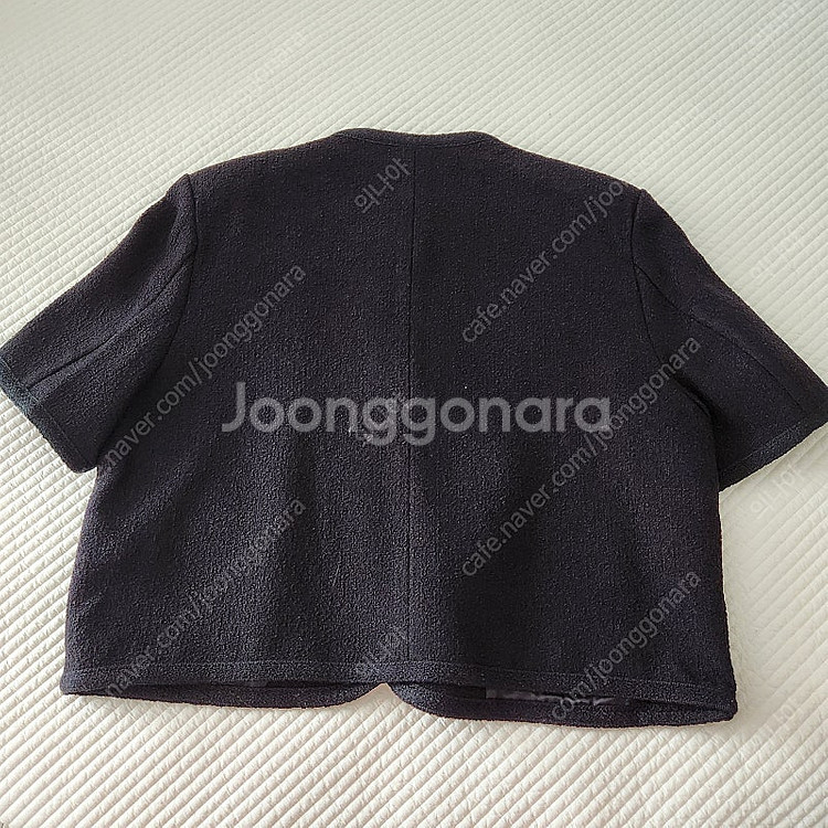 틸아이다이 하퍼라인트위드 자켓 블랙m 새상품--3